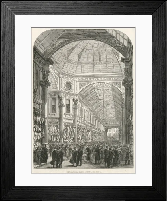 Framed Print : Leadenhall Market, London Framed Print : Leadenhall Market, London