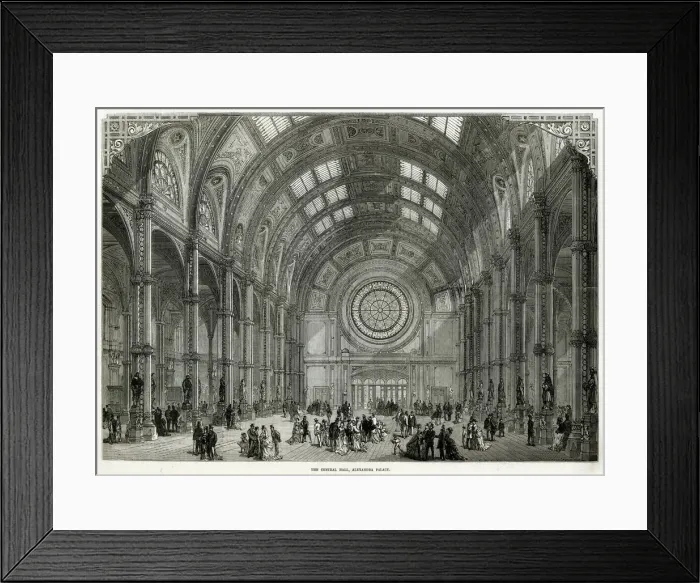 Framed Print : Alexandra Palace 1875 Framed Print : Alexandra Palace 1875