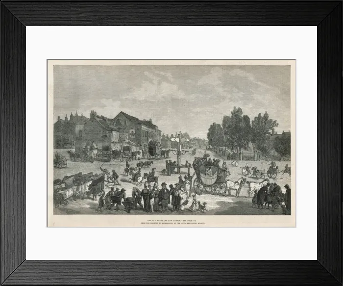 Framed Print : Elephant and Castle, London Framed Print : Elephant and Castle, London