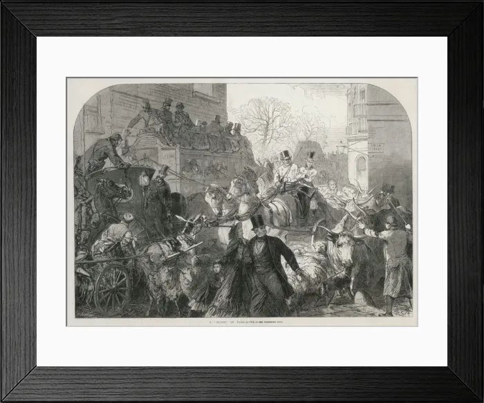 Framed Print : Park Lane Congestion