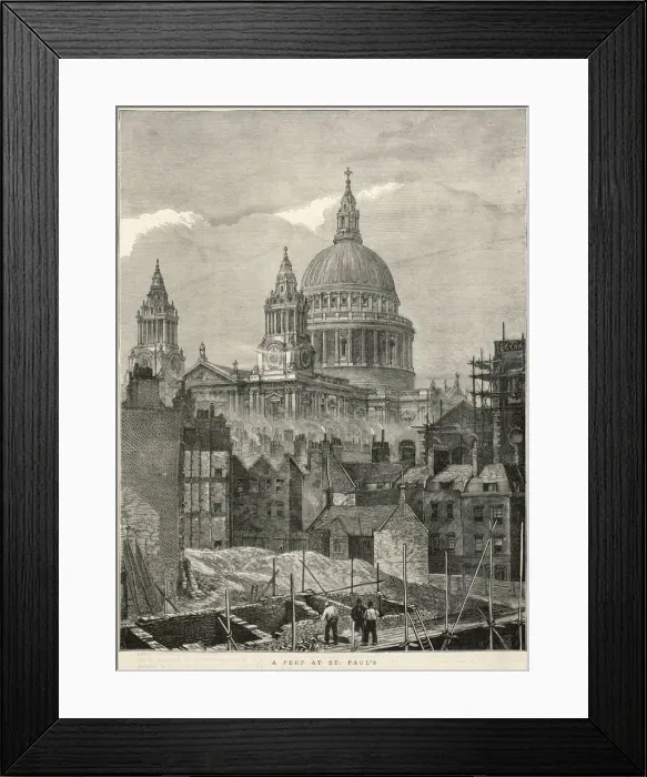 Framed Print : ST PAULs  /  GRAPHIC  /  1871