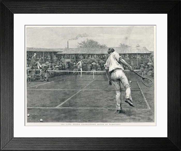 Framed Print : Wimbledon 1888 Framed Print : Wimbledon 1888