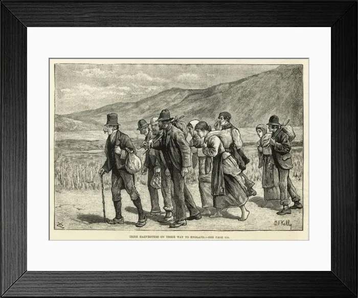 Framed Print : Irish Leave for Work Framed Print : Irish Leave for Work