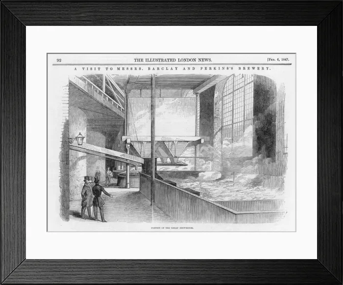 Framed Print : Barclays Brewery Framed Print : Barclays Brewery