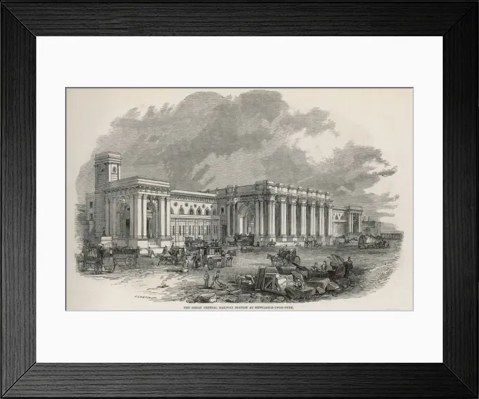 Framed Print : Newcastle Station Framed Print : Newcastle Station
