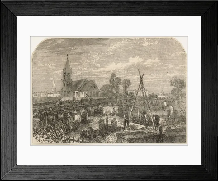 Framed Print : Rail  /  St Pancras Built