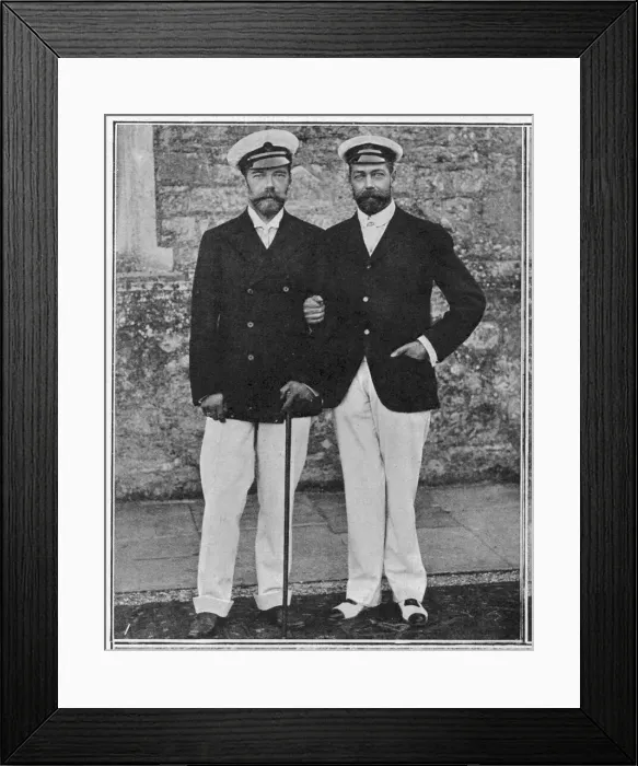 Framed Print : King George V and Tsar Nicholas II Framed Print : King George V and Tsar Nicholas II