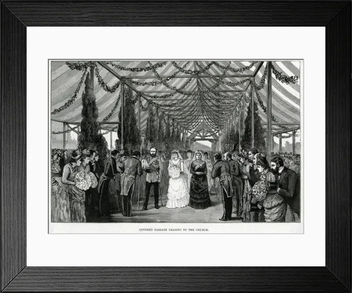 Framed Print : Wedding of Princess Beatrice