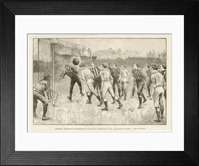 Framed Print : Football Match at Oval Framed Print : Football Match at Oval