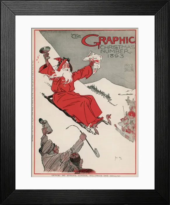 Framed Print : Father Christmas / Sleigh Framed Print : Father Christmas / Sleigh