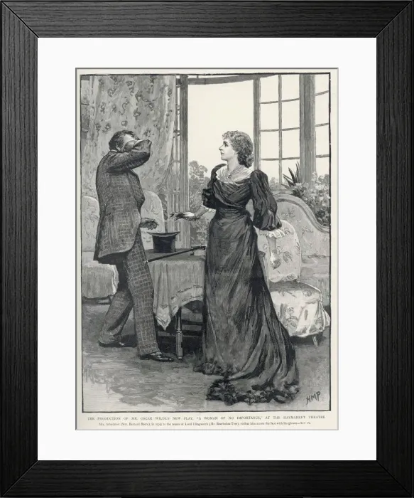 Framed Print : Theatre  /  Plays  /  Wilde