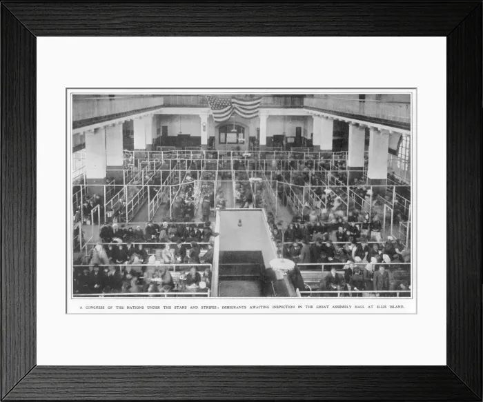 Framed Print : Travel / Emigration / USA Framed Print : Travel / Emigration / USA