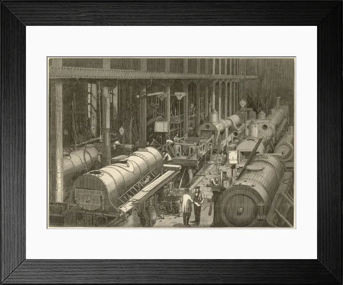Framed Print : Rail / Manufacture Framed Print : Rail / Manufacture