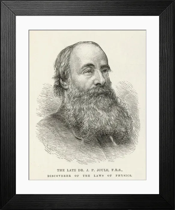 Framed Print : JOULE (1818 - 1889) Framed Print : JOULE (1818 - 1889)