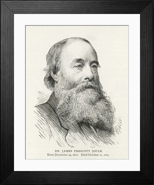 Framed Print : JOULE (1818 - 1889) Framed Print : JOULE (1818 - 1889)
