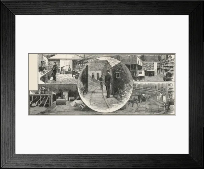 Framed Print : Dynamite at Nobel Works Framed Print : Dynamite at Nobel Works