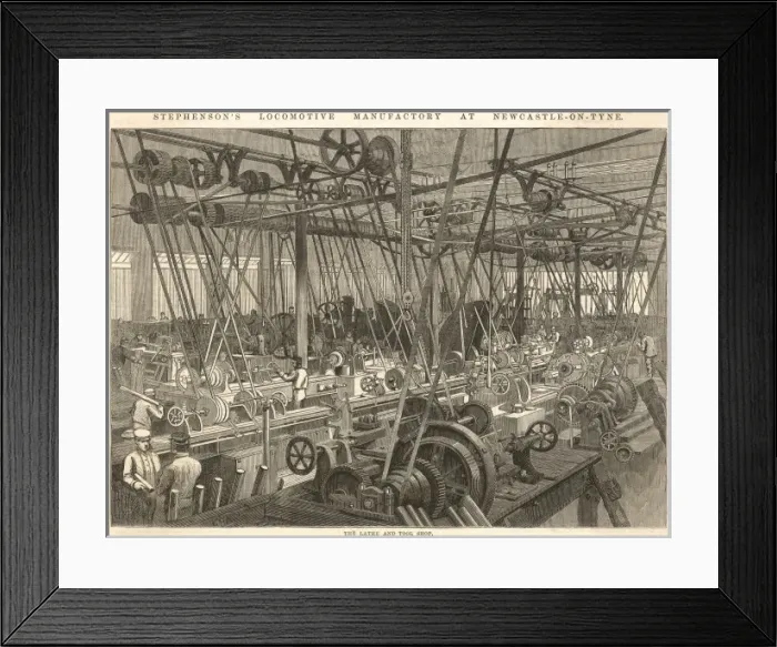 Framed Print : Rail / Manufacture Framed Print : Rail / Manufacture