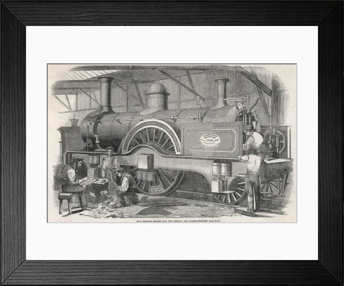 Framed Print : Rail / Manufacture Framed Print : Rail / Manufacture