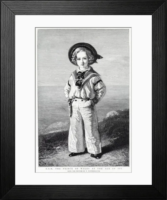 Framed Print : Prince Albert Edward, later Prince of Wales, King Edward VII (1841 - 1910 Framed Print : Prince Albert Edward, later Prince of Wales, King Edward VII (1841 - 1910