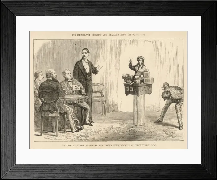 Framed Print : Maskelyne & Cooks automaton, Psycho Framed Print : Maskelyne & Cooks automaton, Psycho