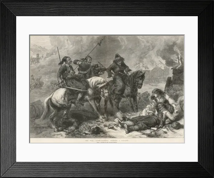 Framed Print : Bashi-Bazouks during the Russo-Turkish War Framed Print : Bashi-Bazouks during the Russo-Turkish War