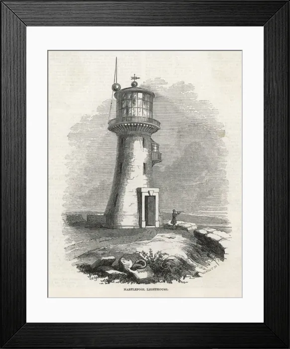 Framed Print : Old Hartlepool Lighthouse, north east England
