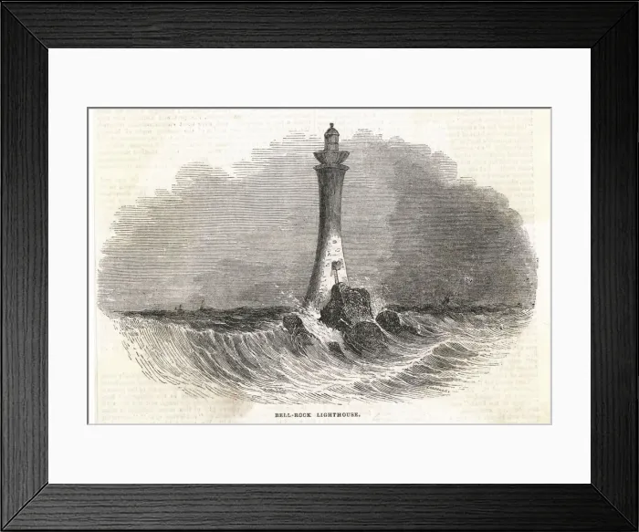 Framed Print : Bell Rock Lighthouse, near Arbroath, Scotland Framed Print : Bell Rock Lighthouse, near Arbroath, Scotland