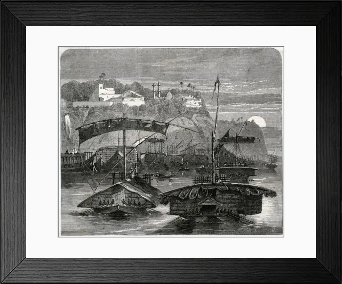 Framed Print : COTTON FLEET, INDIA Framed Print : COTTON FLEET, INDIA