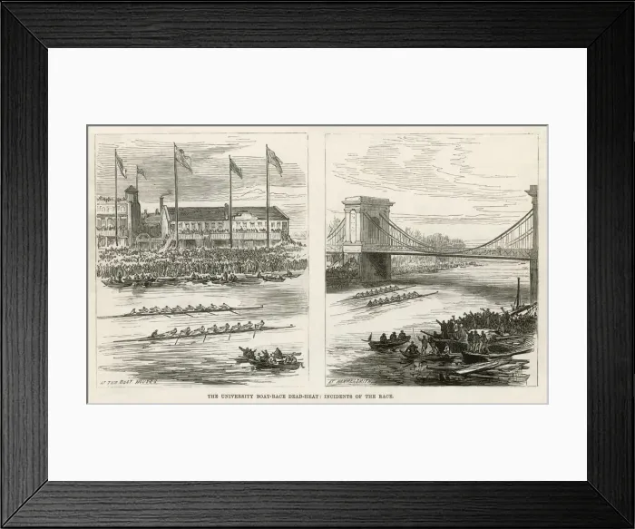 Framed Print : Oxford V Cambridge 1877 Framed Print : Oxford V Cambridge 1877