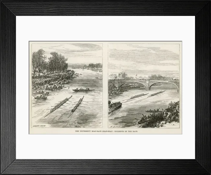 Framed Print : Oxford V Cambridge 1877 Framed Print : Oxford V Cambridge 1877