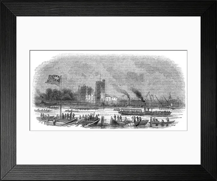 Framed Print : Oxford V Cambridge 1842 Framed Print : Oxford V Cambridge 1842