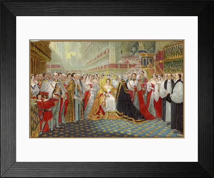 Framed Print : Victoria, Coronation Framed Print : Victoria, Coronation