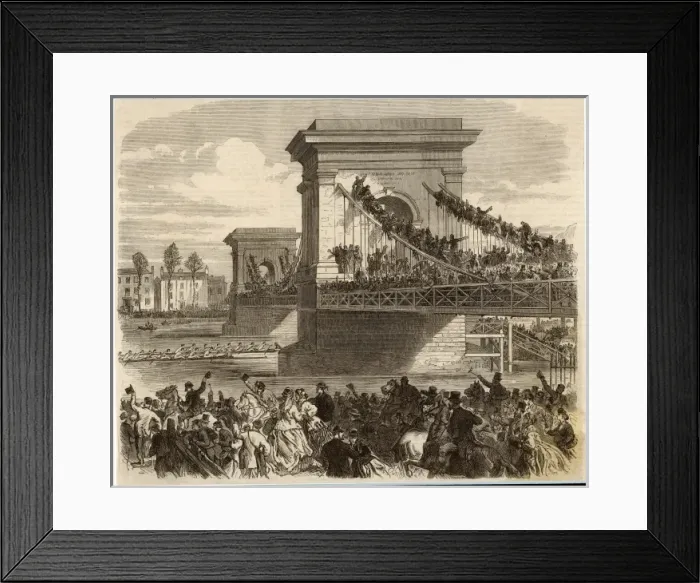 Framed Print : Oxford V Cambridge 1866 Framed Print : Oxford V Cambridge 1866