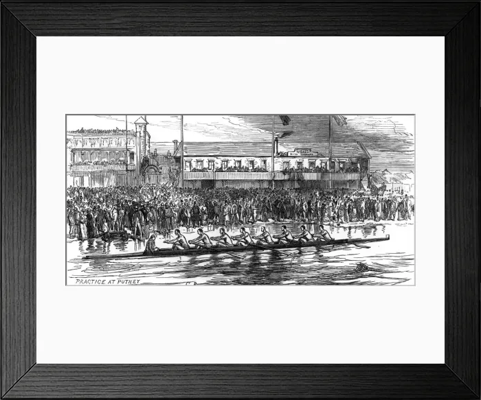 Framed Print : Oxford V Cambridge 1877 Framed Print : Oxford V Cambridge 1877