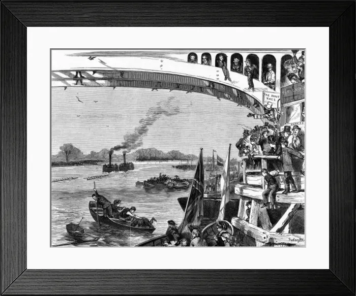 Framed Print : Oxford V Cambridge 1870 Framed Print : Oxford V Cambridge 1870