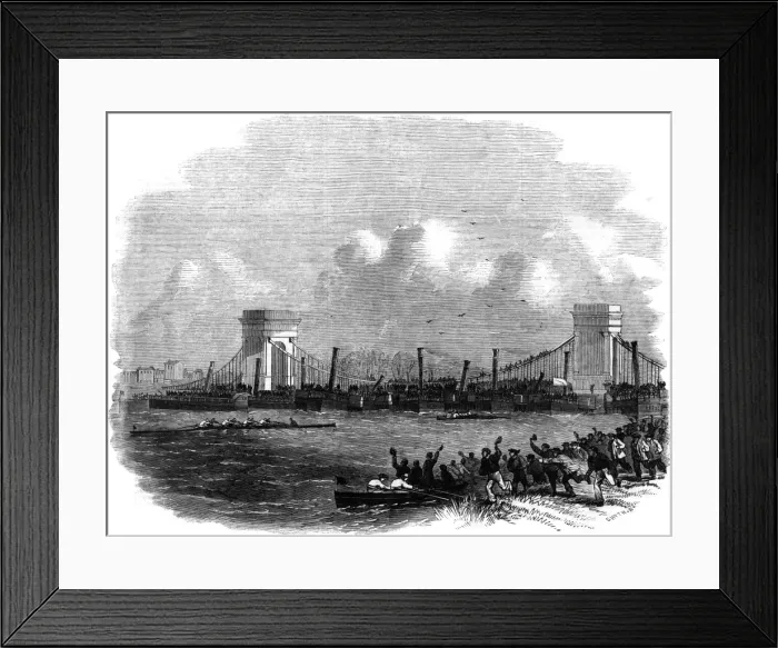 Framed Print : Oxford V Cambridge 1858