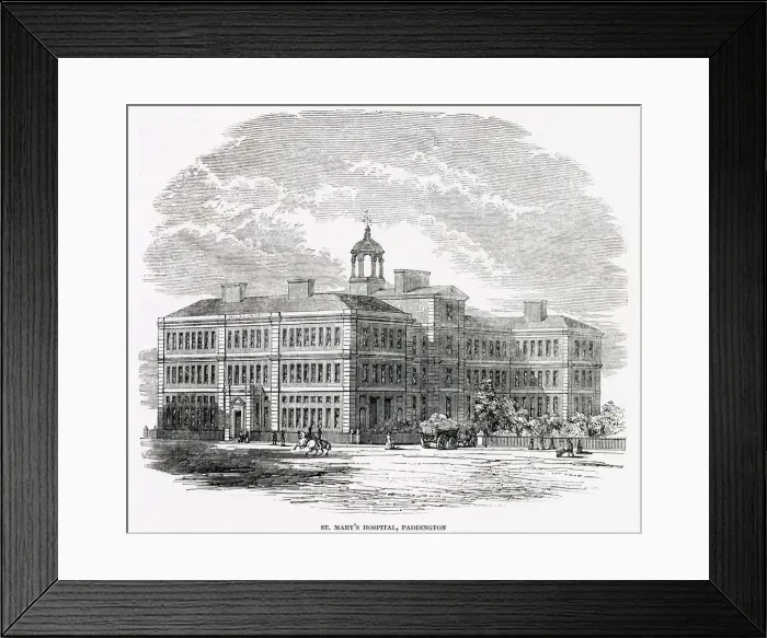 Framed Print : St Marys hospital paddington Framed Print : St Marys hospital paddington