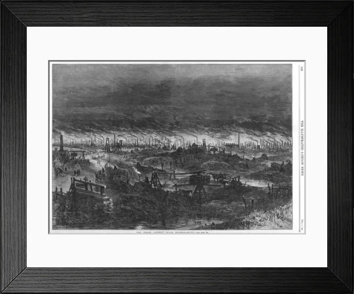 Framed Print : Wolverhampton Pollution Framed Print : Wolverhampton Pollution