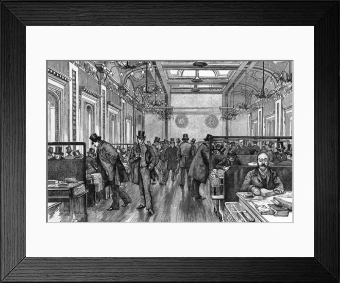 Framed Print : Lloyds Underwriting Rm Framed Print : Lloyds Underwriting Rm