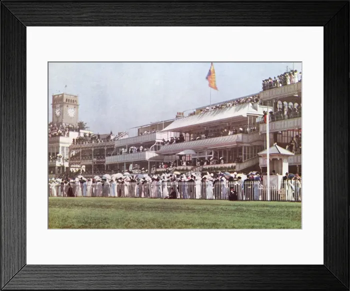 Framed Print : Horse Racing Ascot 1912 Framed Print : Horse Racing Ascot 1912