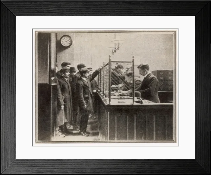 Framed Print : Labour Exchange Framed Print : Labour Exchange