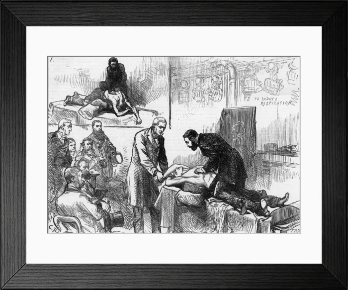 Framed Print : ACCIDENTS  /  LIFE-SAVING