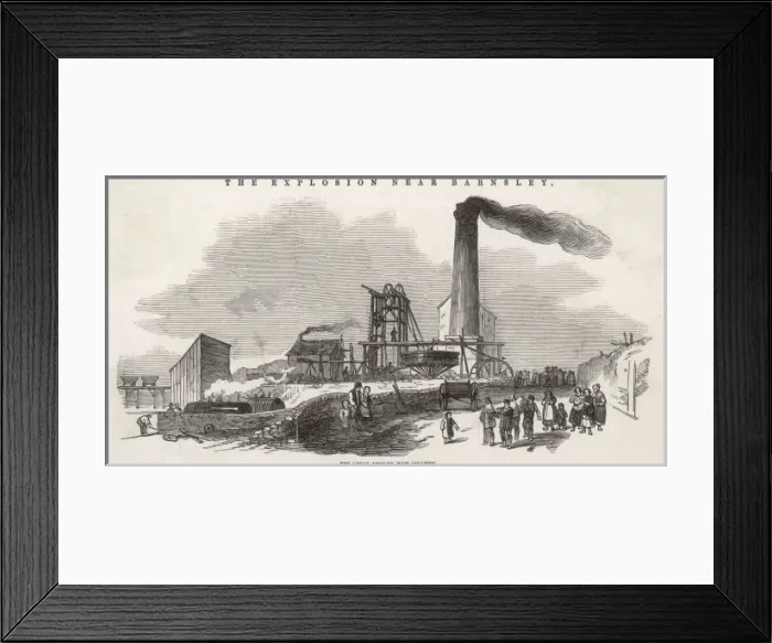 Framed Print : Ardsley Colliery / 1847 Framed Print : Ardsley Colliery / 1847