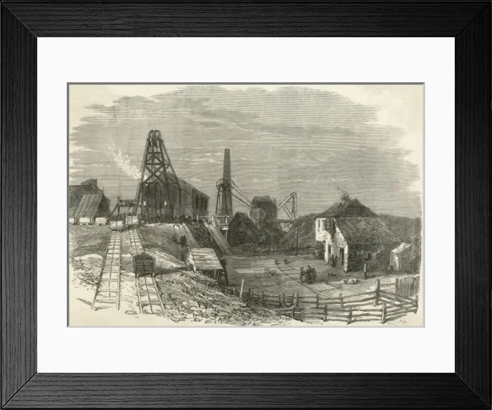 Framed Print : Lancashire Colliery