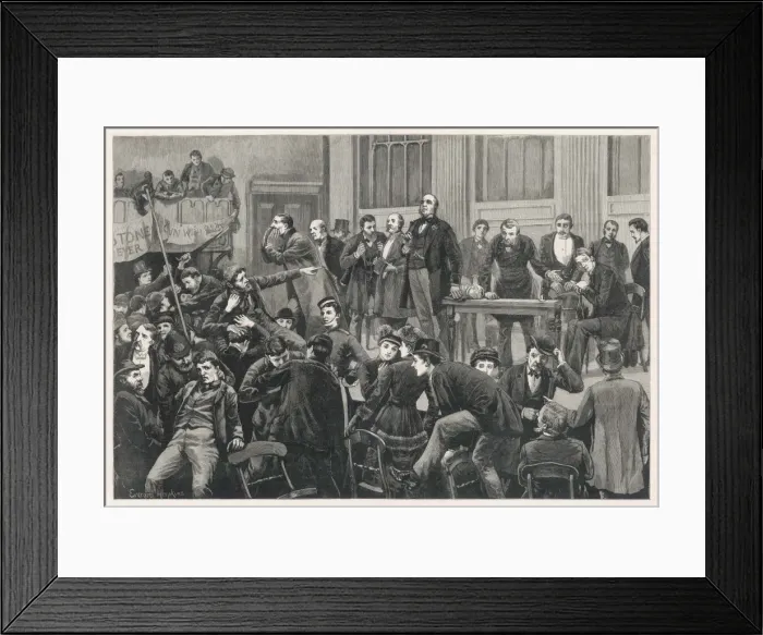Framed Print : Election Meet / Rough Time Framed Print : Election Meet / Rough Time