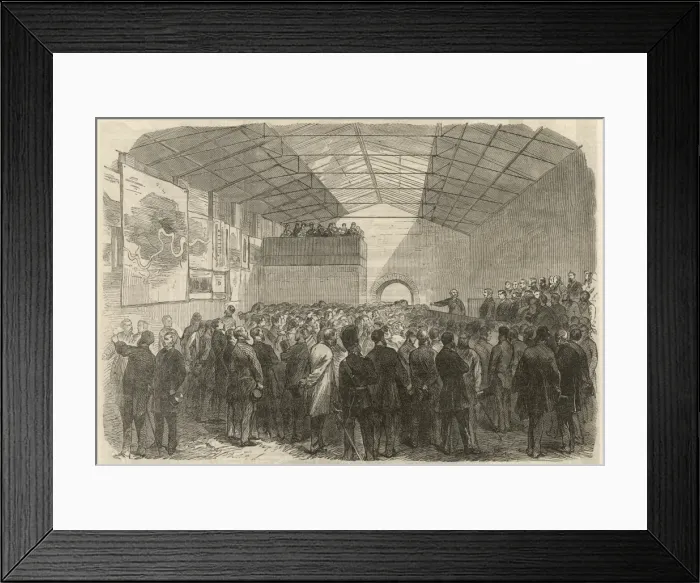 Framed Print : DRAINAGE. London Metropolitan Main Drainage : the southern outfall works