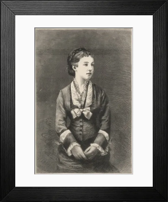 Framed Print : Maria De Las Mercedes