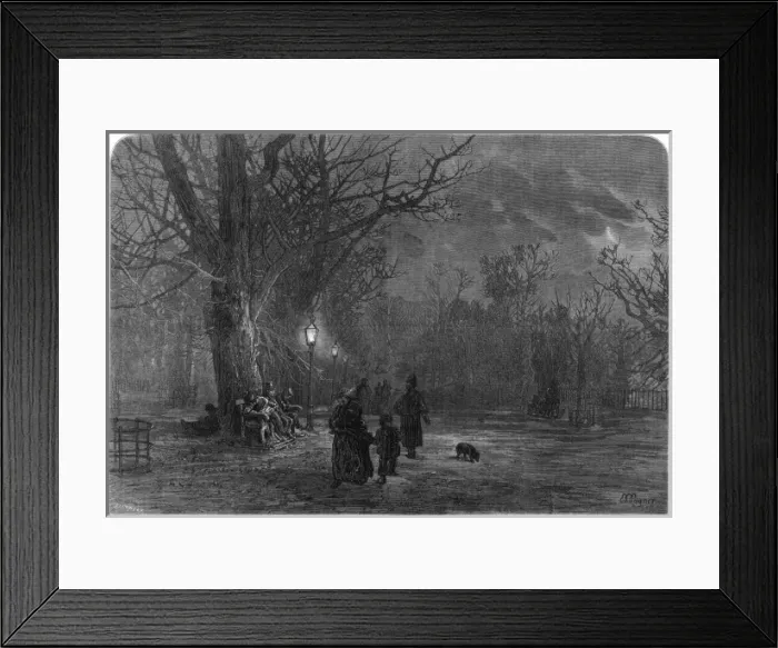 Framed Print : Social Scenes / C19 Slums Framed Print : Social Scenes / C19 Slums