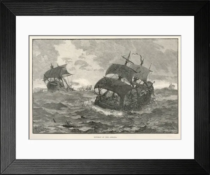 Framed Print : Armada / Retreat of Fleet Framed Print : Armada / Retreat of Fleet