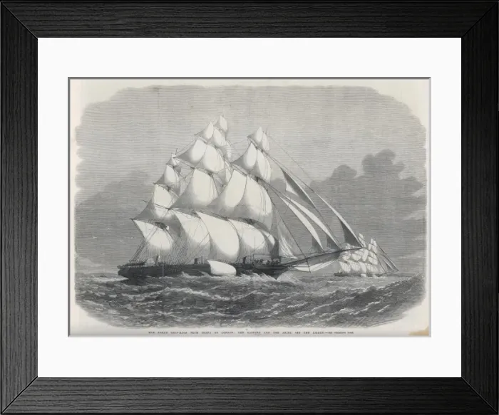 Framed Print : Clippers / Ariel & Taeping Framed Print : Clippers / Ariel & Taeping